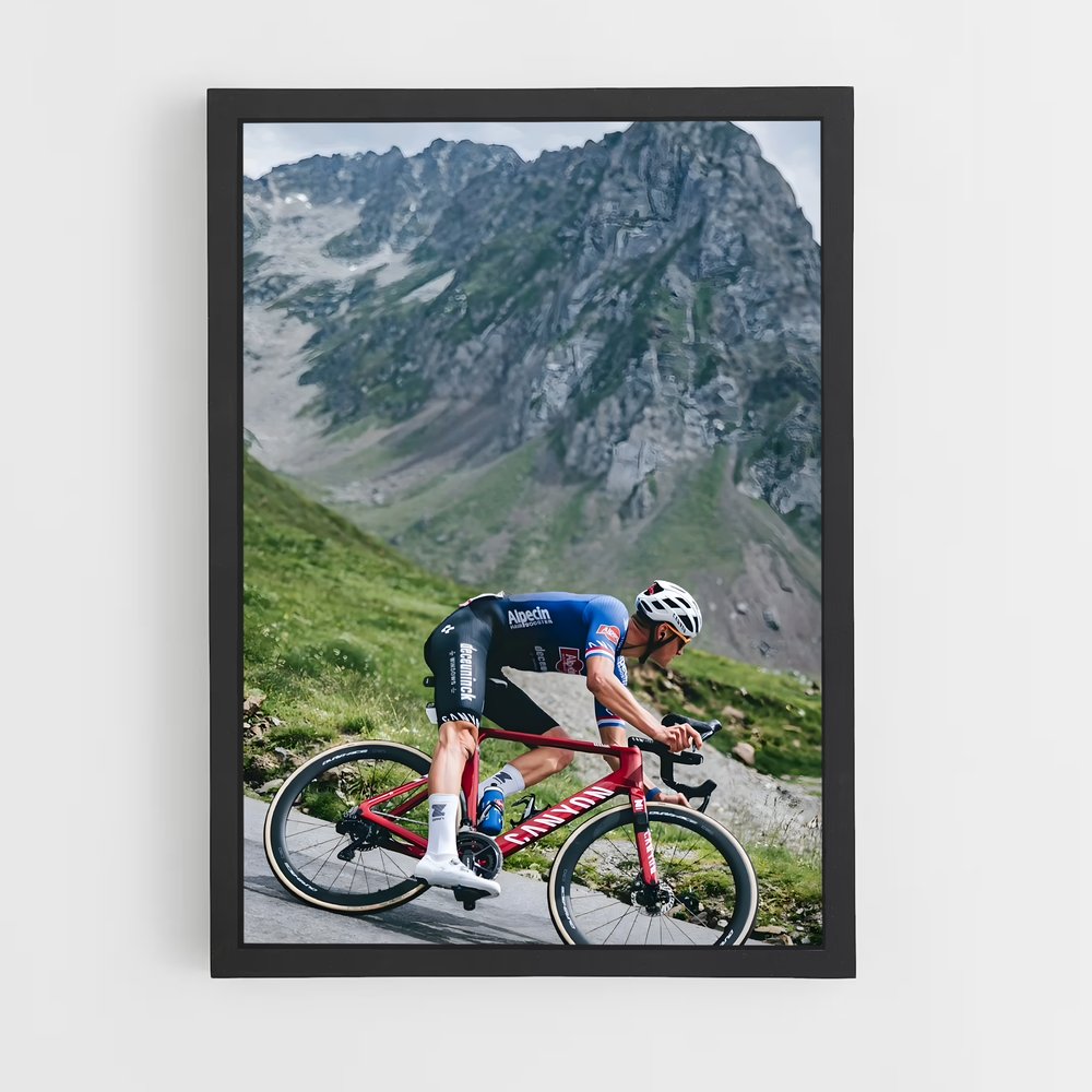 Poster Ascension à Vélo – affiche Cyclisme (vue 2)